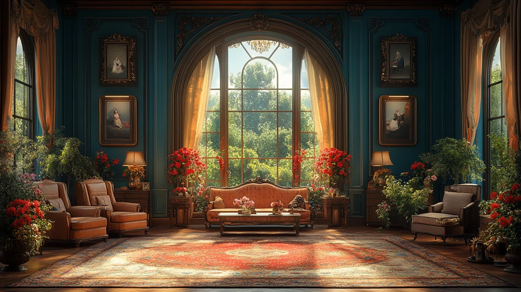 音乐剧舞台客厅道具装饰