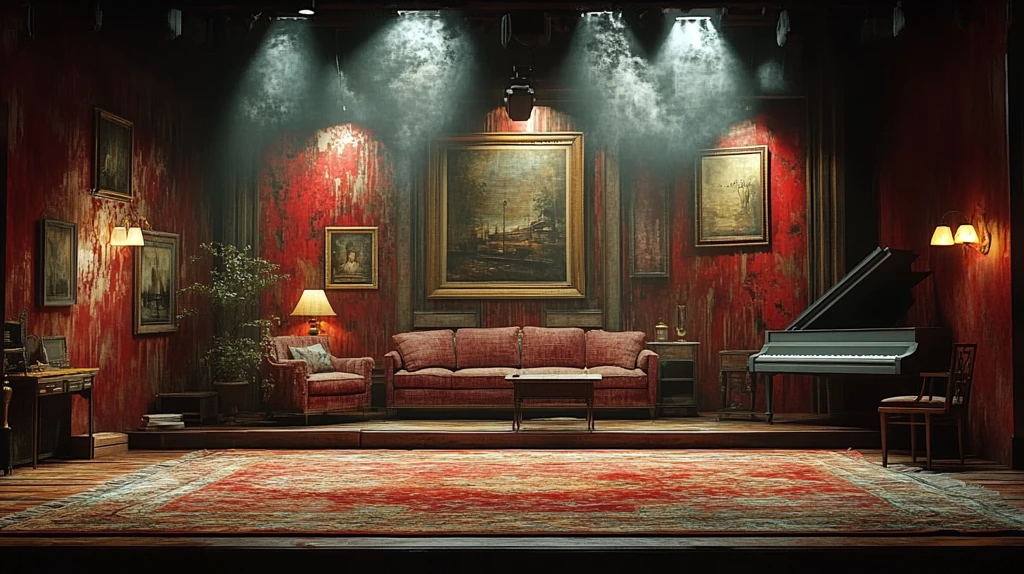 音乐剧舞台客厅道具装饰