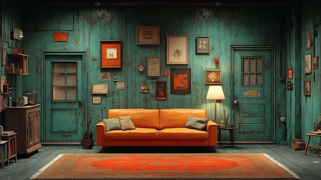 音乐剧舞台客厅道具装饰