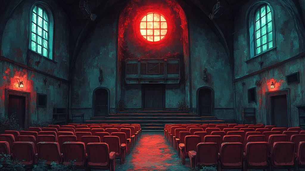 红砖新哥特式学校礼堂