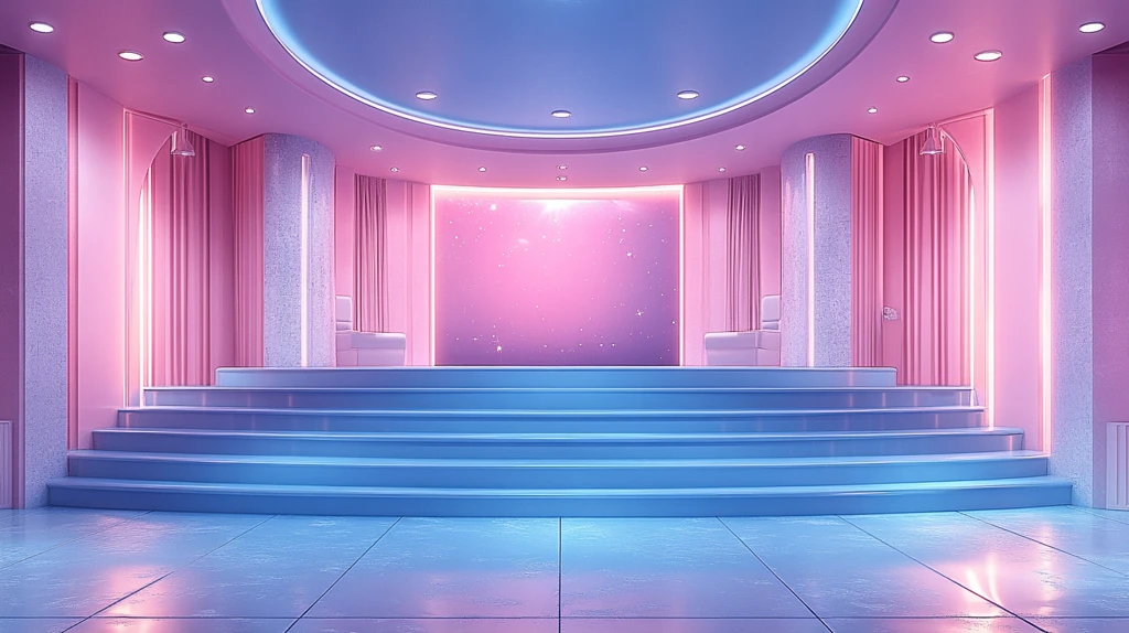 偶像演唱会舞台线稿