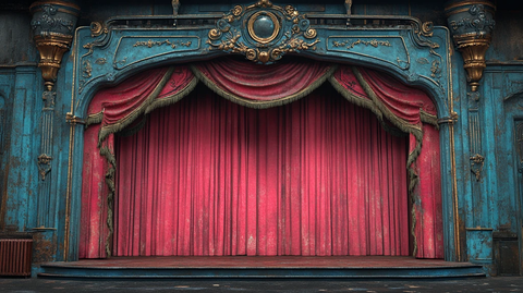 喜剧剧场舞台背景