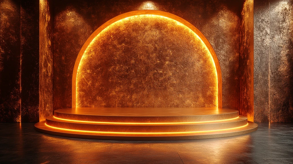 金色舞台与讲台