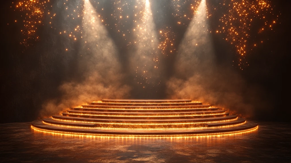 金色舞台与讲台