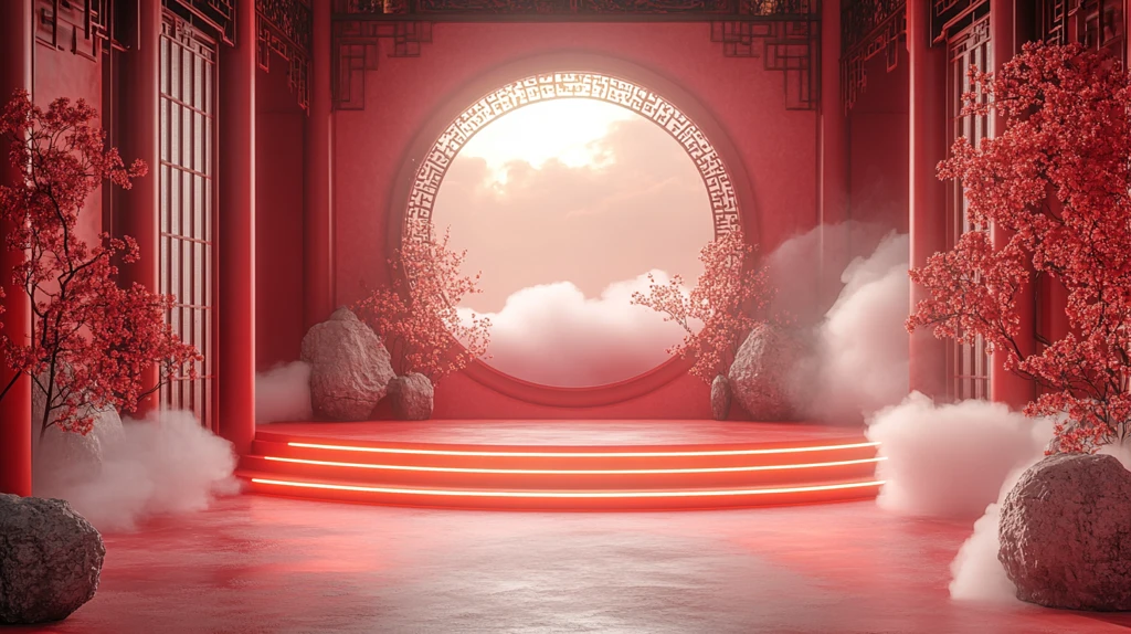 红金舞台设计