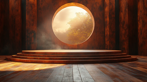 室内演讲台背景