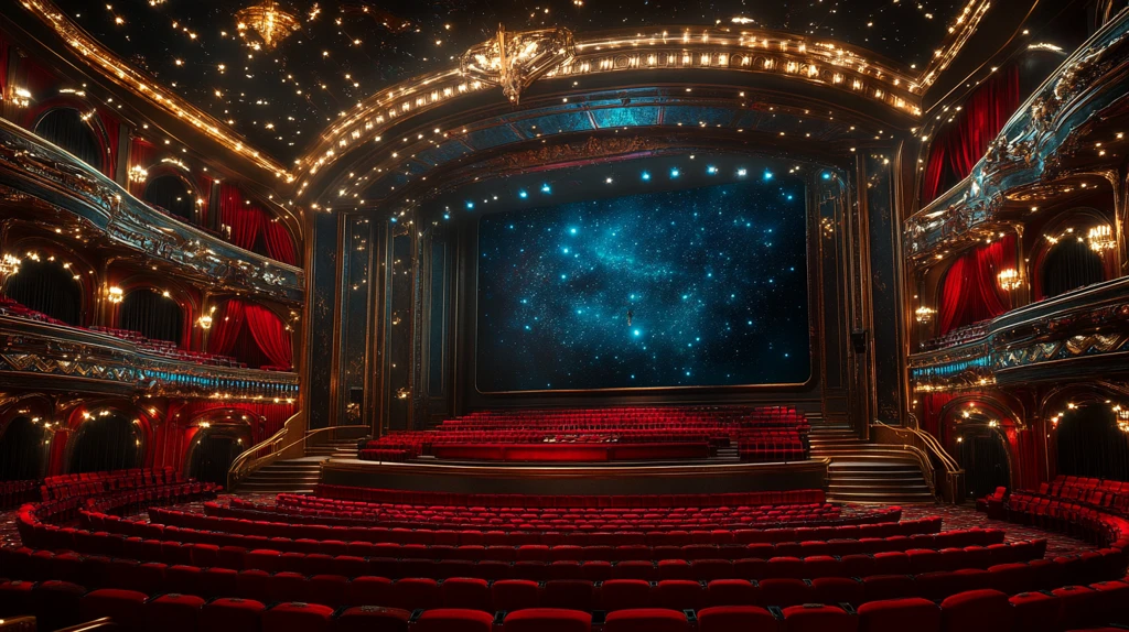 奥斯卡颁奖典礼舞台大屏幕