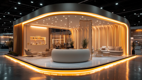 中央圆形展示空间