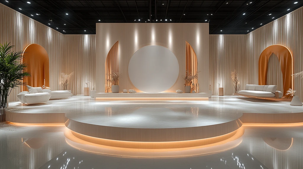 中央圆形展示空间