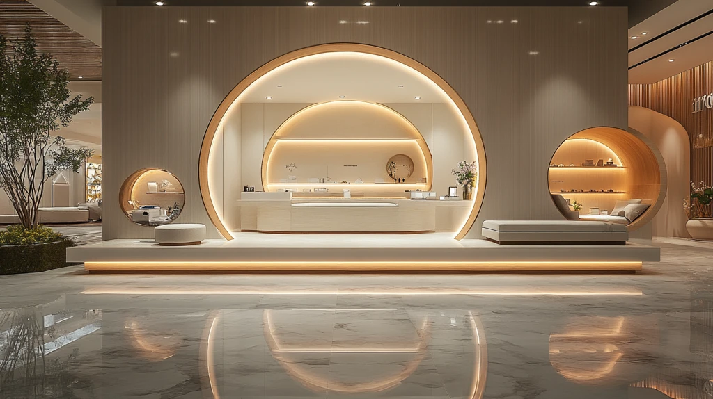 中央圆形展示空间