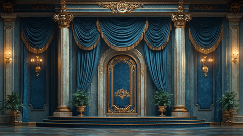 欧洲风格剧院幕布