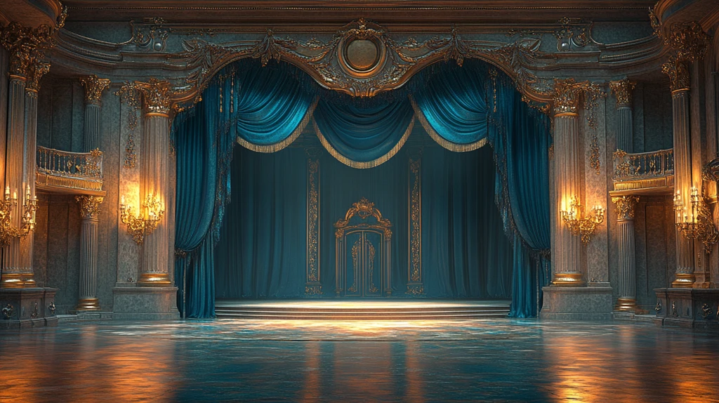 欧洲风格剧院幕布