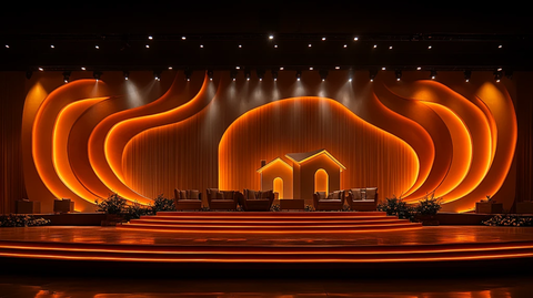 住房协会开幕舞台设计