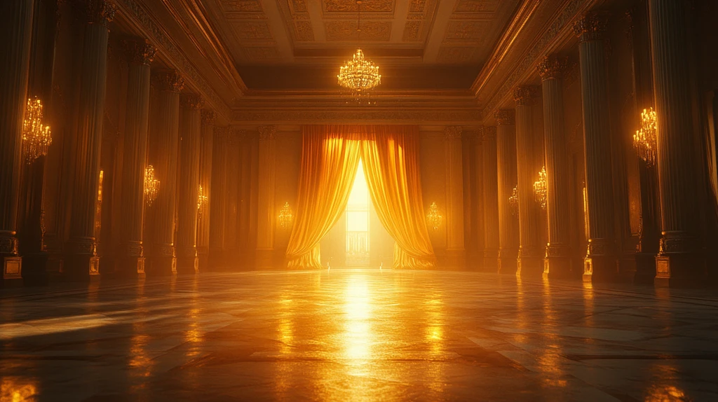 暗黄色皇家大厅