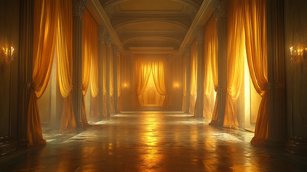 暗黄色皇家大厅