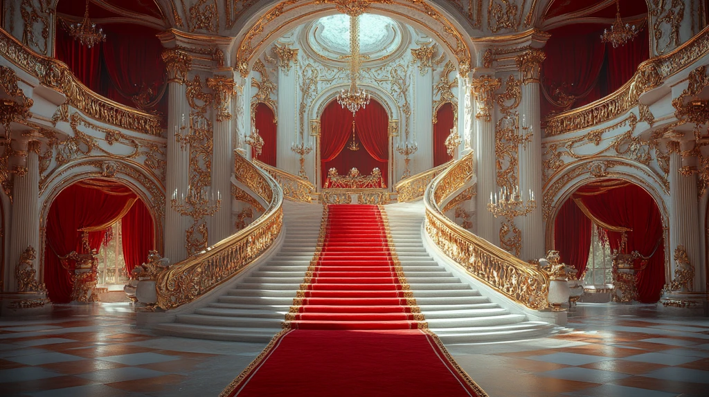 红白金奢华徽章