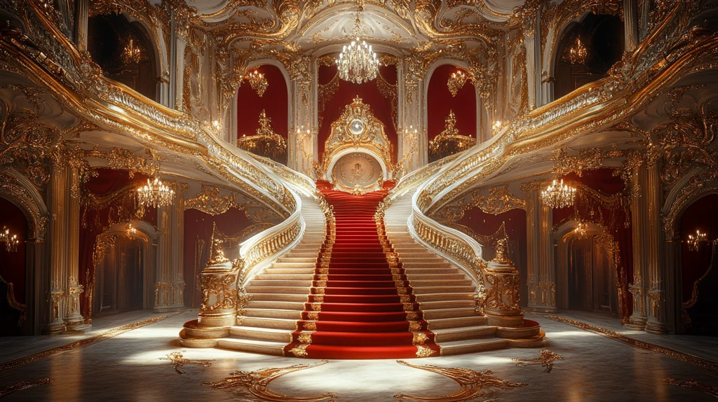 红白金奢华徽章