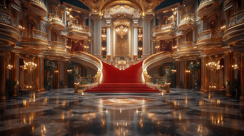 红白金奢华徽章