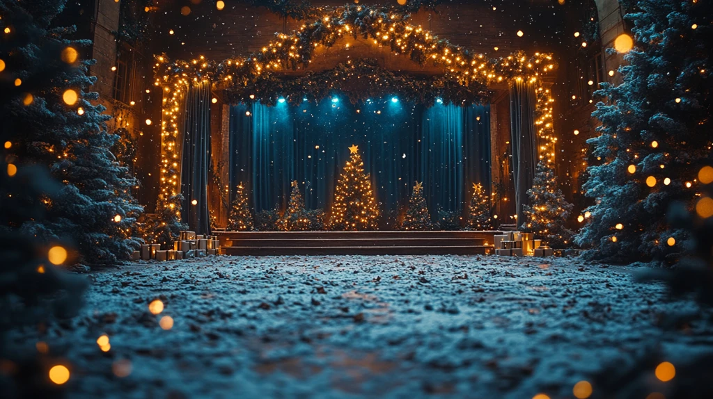 圣诞主题小舞台