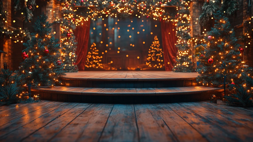 圣诞主题小舞台