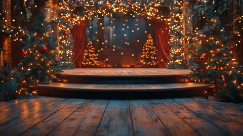 圣诞主题小舞台