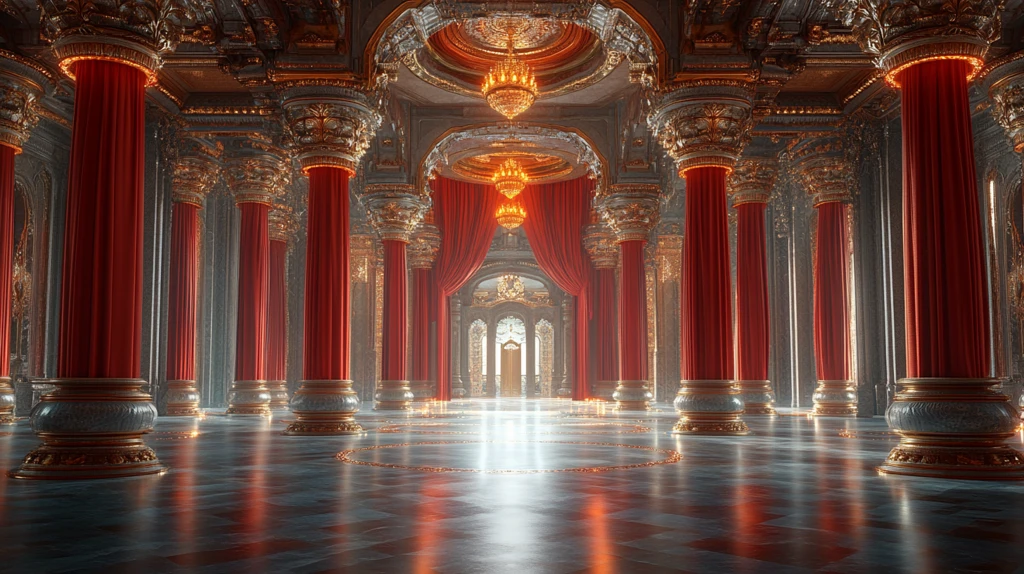 宫殿大厅装饰艺术