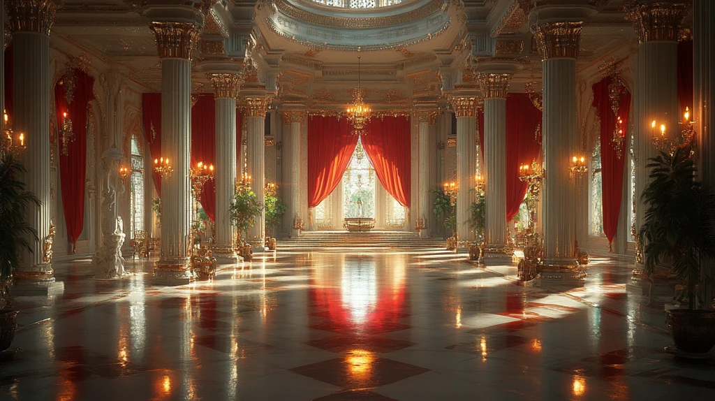 宫殿大厅装饰艺术