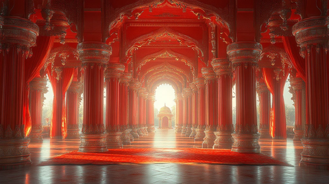 宫殿大厅装饰艺术