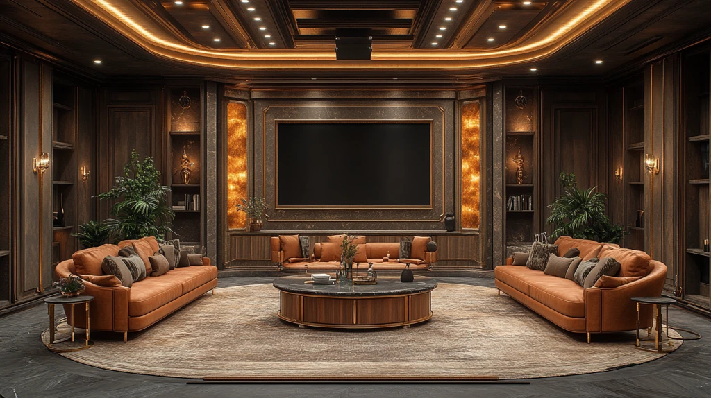 空谈话节目布景