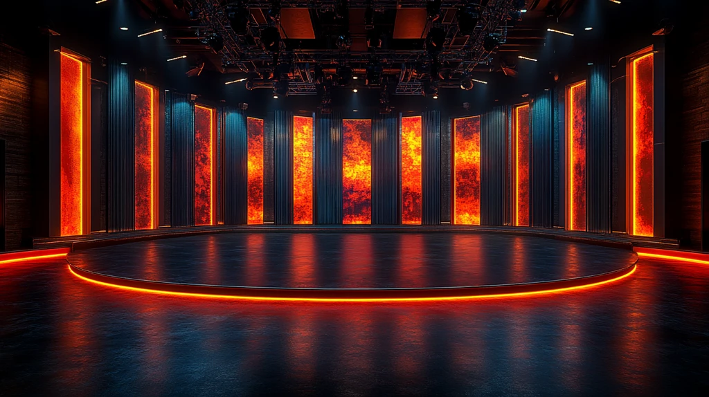 特别广播黑色背景分区墙