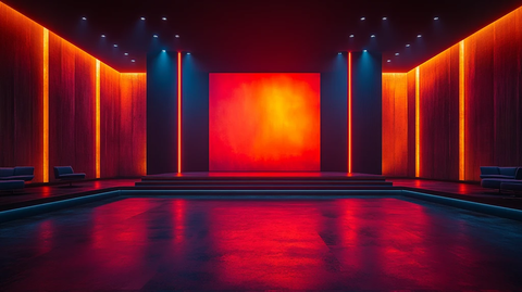 特别广播黑色背景分区墙