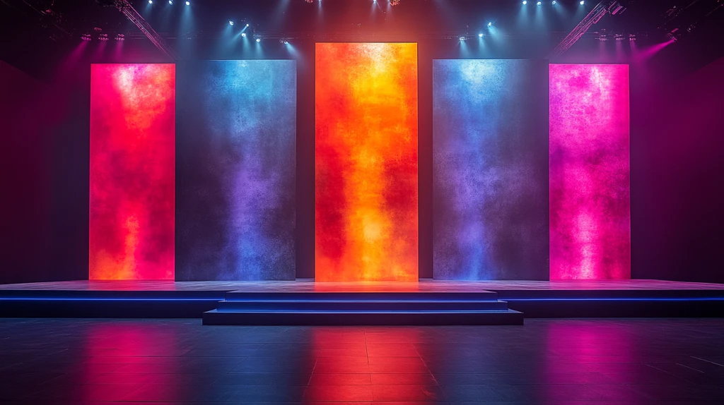 特别广播黑色背景分区墙