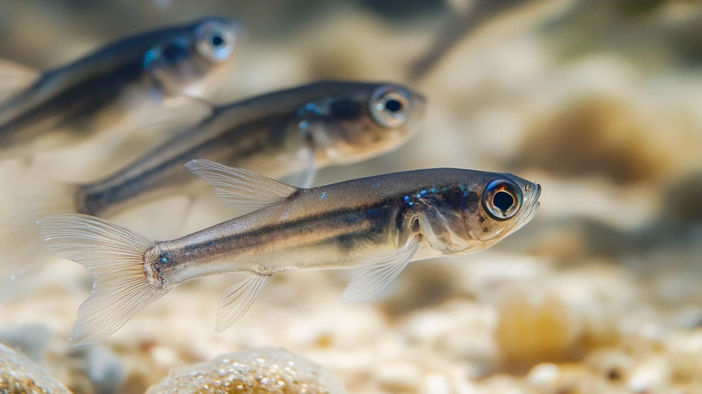 深海鱼群穿梭沙底