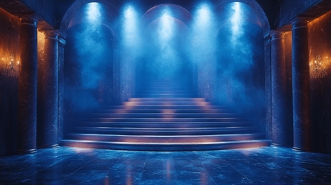蓝色约会节目舞台