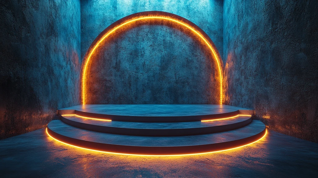 蓝色约会节目舞台