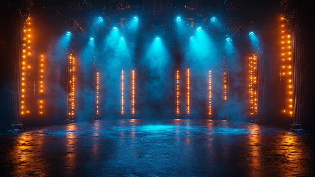 蓝色约会节目舞台