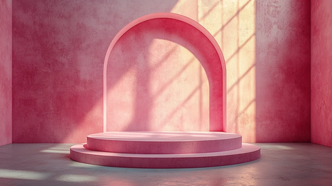 几何形状展示台