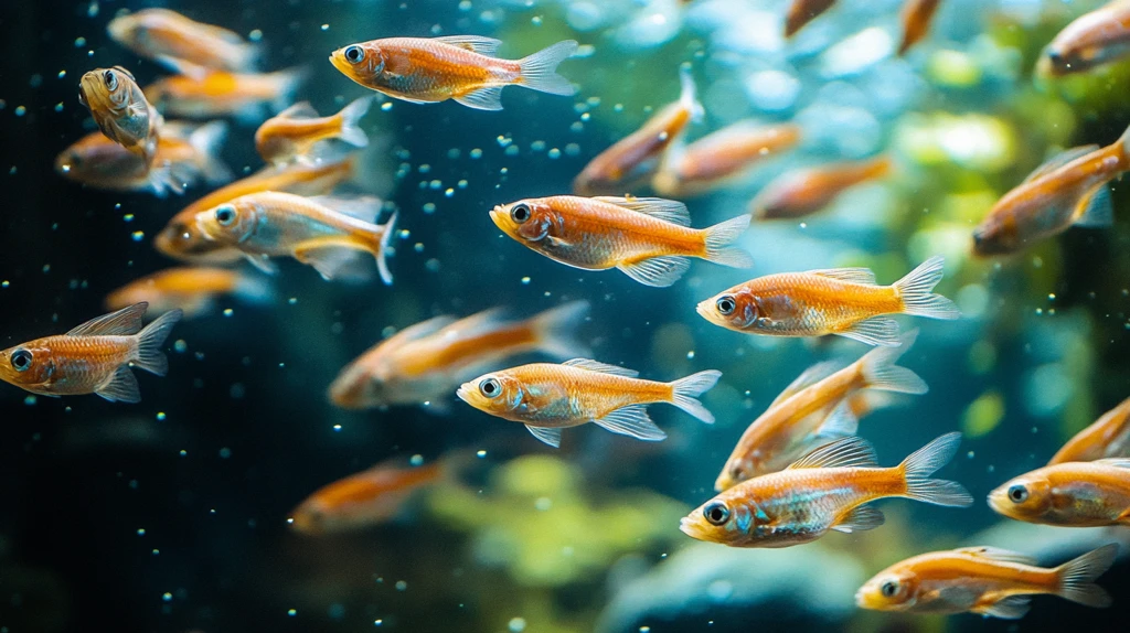 鱼群特写壁纸
