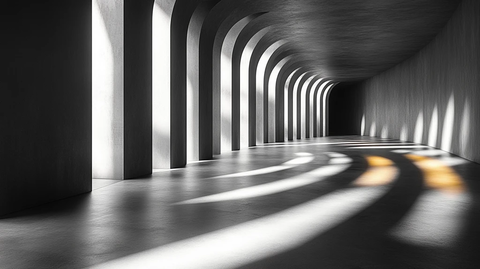 光影几何金属表面设计