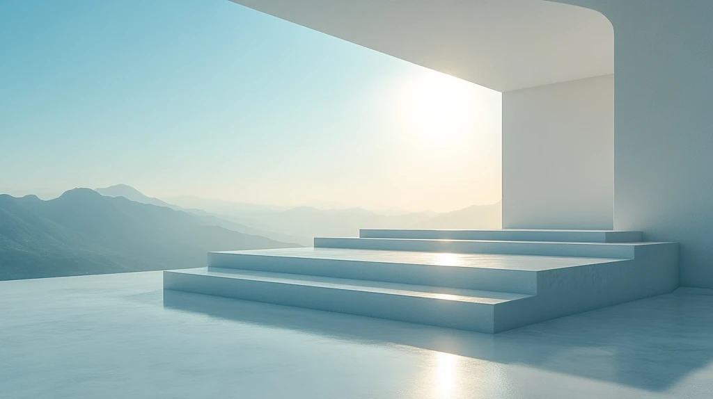 矩形平台展示场景