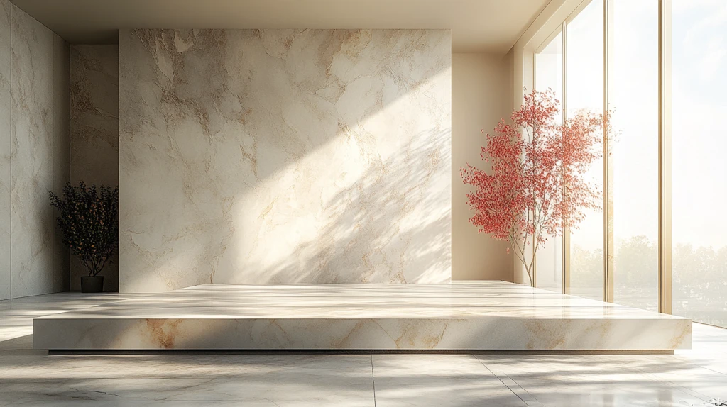 矩形平台展示场景