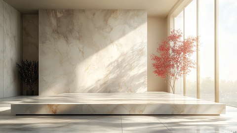 矩形平台展示场景