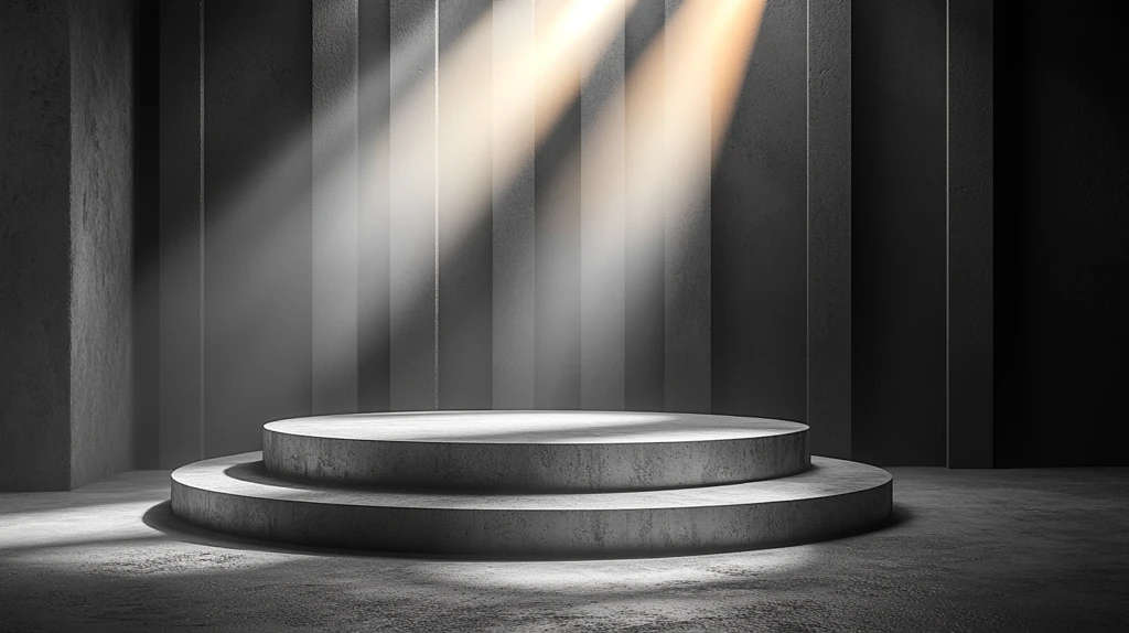 圆形讲台聚光灯