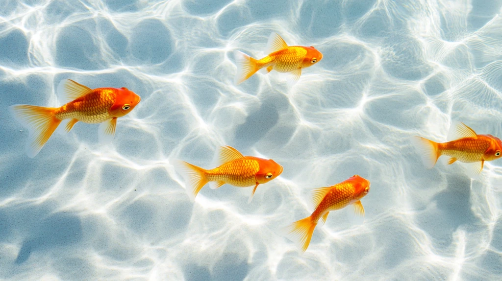 游动的金鱼群