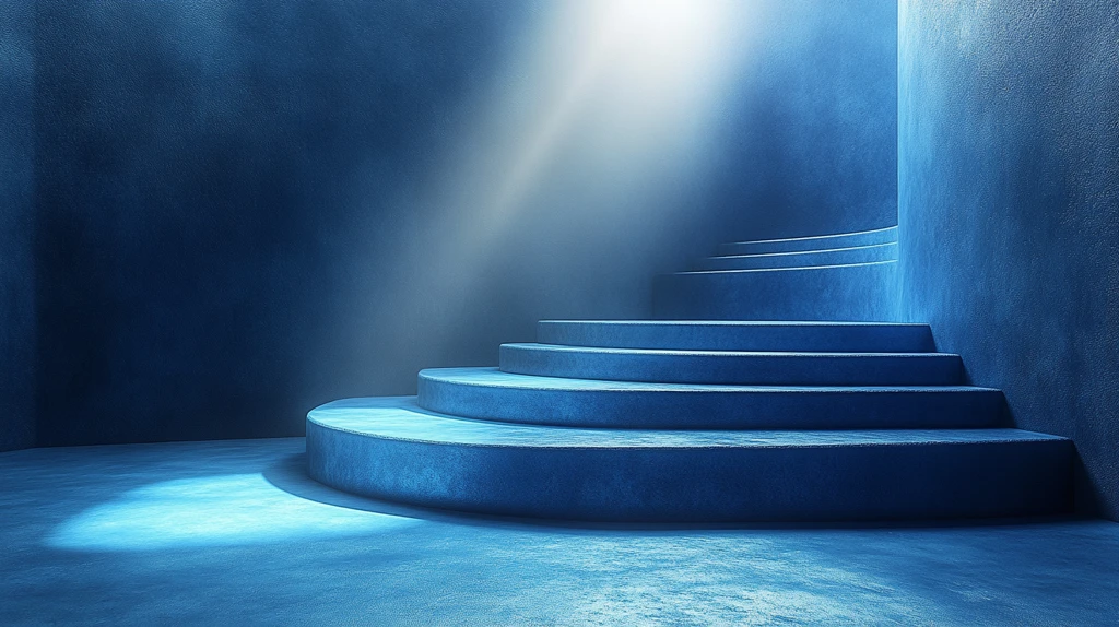 蓝色平面产品模板