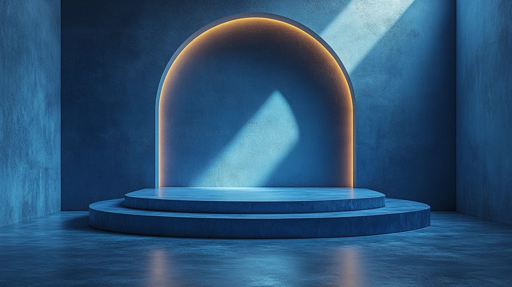 蓝色平面产品模板