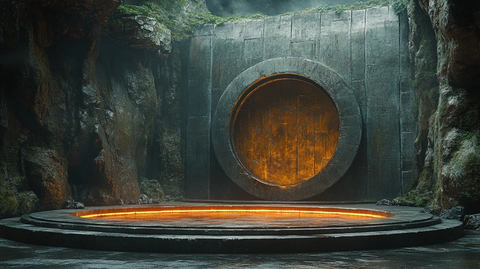 圆形舞台侧面视角