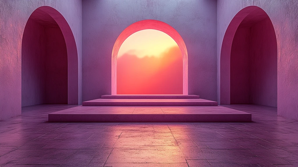 浅紫色背景低讲台