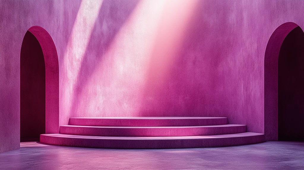 浅紫色背景低讲台