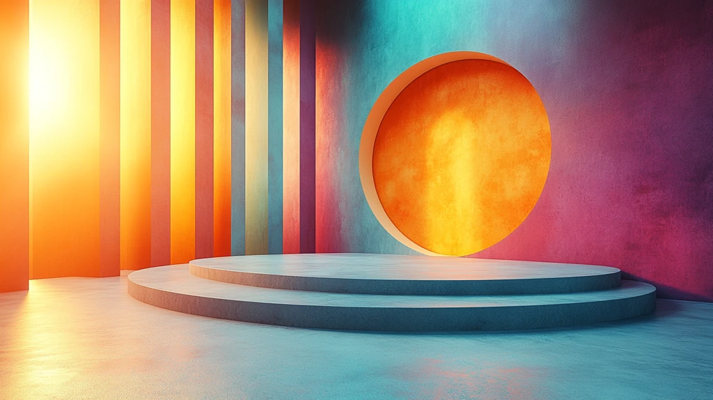 几何形状与色彩对比